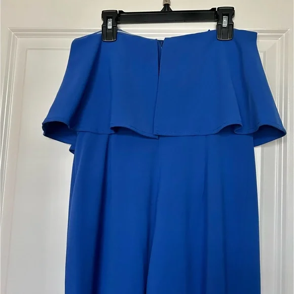 Sugar Lips Blue Elvie Strapless Jumpsuit Size XS - Picture 8 of 8